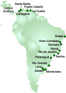 Contact in South America Contacts