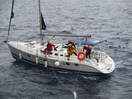 Rescuing Yacht Crew